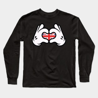 Hand Symbol of Love English Long Sleeve T-Shirt